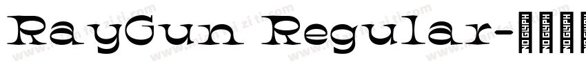 RayGun Regular字体转换